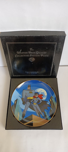 Plato Decorativo Batman Y Batgirl Serie Animada Ed Limitada