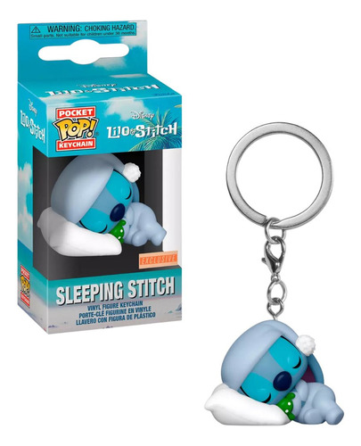 Chaveiro Funko Pop Stitch Dormindo De Pijama Exclusivo