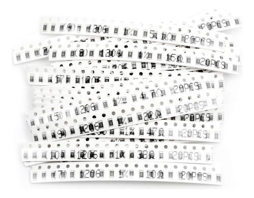 Pack De Resistencias Chanzon, 0-10ohm, 60 Valores, 1200pzs