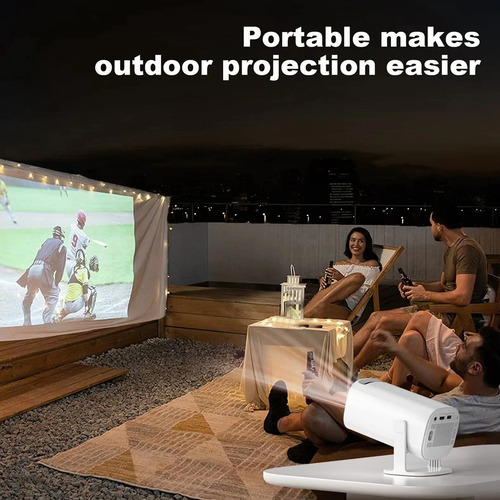 Proyector Inteligente P30 Wifi 6 Android 11 Home Beamer Comp