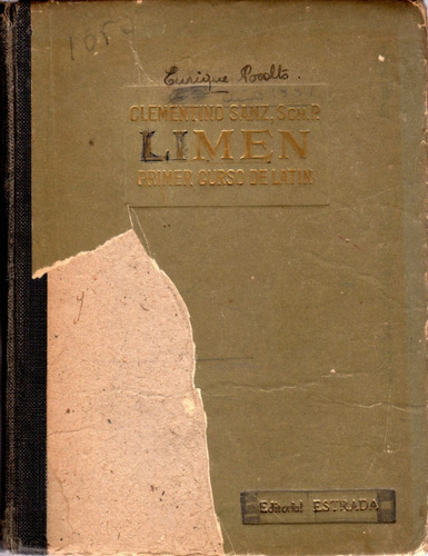 Limen: Primer Curso De Latín - C. Sanz / Editorial Estrada