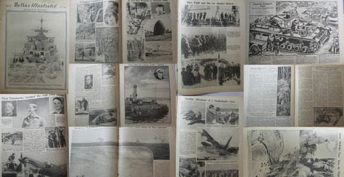 Ww2 28 Feb 1942 La Guerra Ilustrada Magazin Ingles Original 