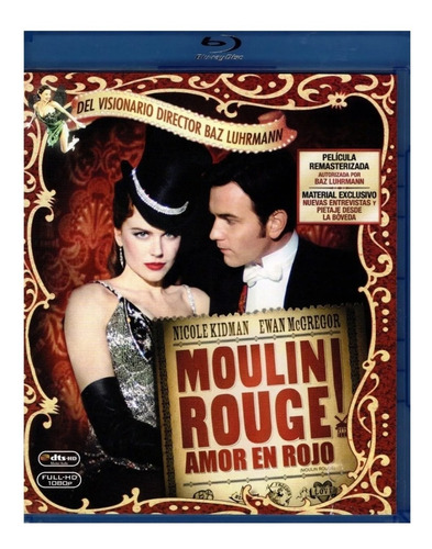 Blu-ray Moulin Rouge (amor En Rojo) (2001) Nicole Kidman