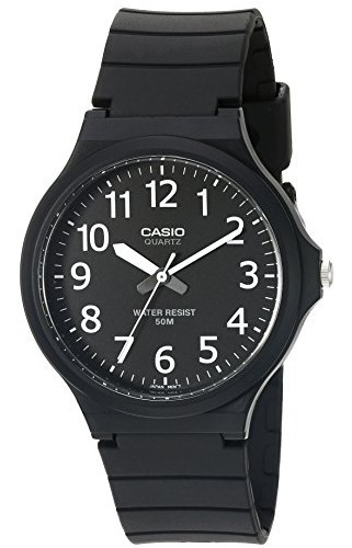 Pantalla Analógica Casio Mw240-1bv Para Hombre, Fácil De Lee