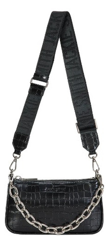 Bandolera Jackie Smith Negro Lisa Níquel Negro