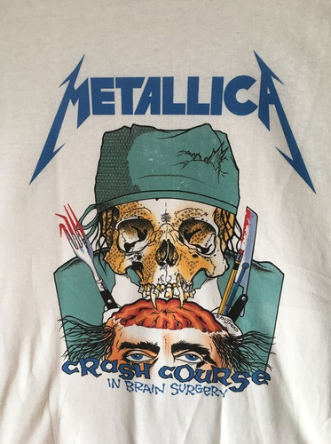 Metallica - Crash Course In Brain Surgery - Metal - Polera- 
