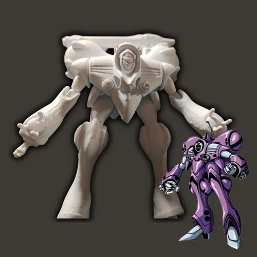 Robotech Zentraedi Queadluun-rau 17cm De Alto Color Blanco