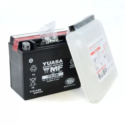 Bateria moto Yuasa YTX12-BS 12V 10Ah