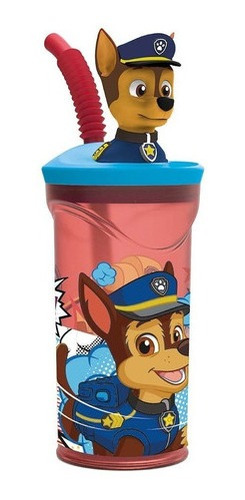 Vaso Paw Patrol C/figura En 3d Licencia Original Pw201