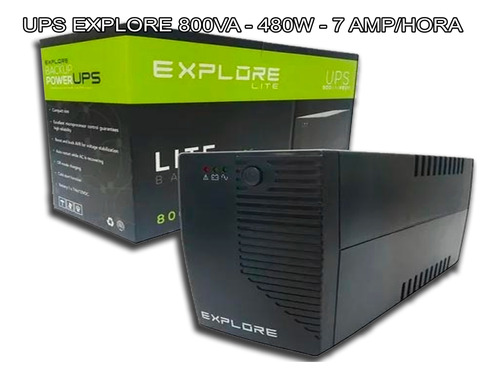 Ups Explore - Protector - 800va - 480w - 4 T - Rspaldo 1 Hr