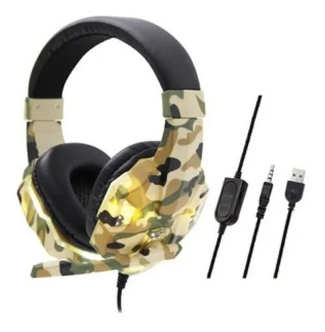 Auricular Gamer Headset C/microfono Cable Aux. Hy-830mv