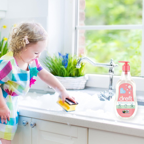 Dreft Jabon Biberones Y Trastes De Bebe 532ml 3 Pack