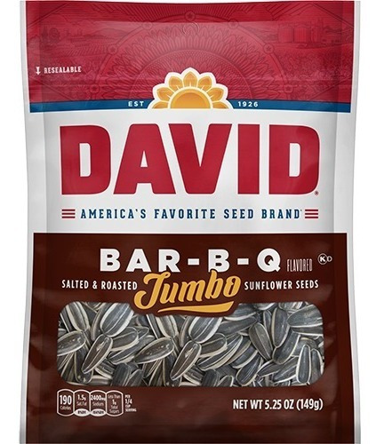 10 Piezas Semillas De Girasol David  Bar-b-q 149 Gr. 