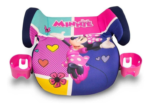 Booster Minnie Butaca Para Auto Sin Respaldo Con Portavaso  