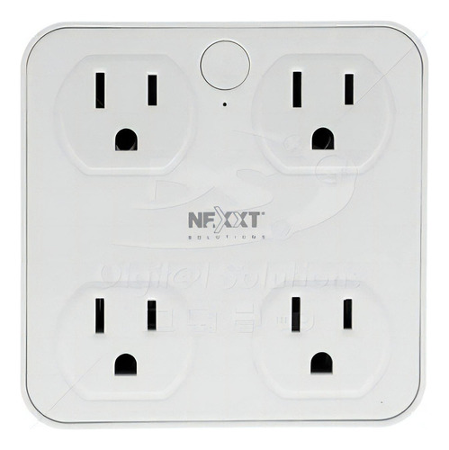 Enchufe Inteligente Nexxt Nhp-t610 Wi-fi 4 Conectores Us /vc Color Blanco
