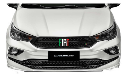 Sigla Fiat Delantera Y Trasera Cronos Vinilo Color Italia