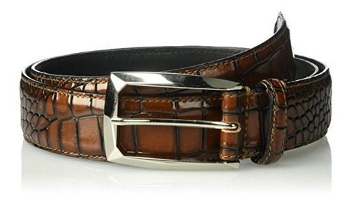 Stacy Adams Men's Ozzie Croc Embossed Belt