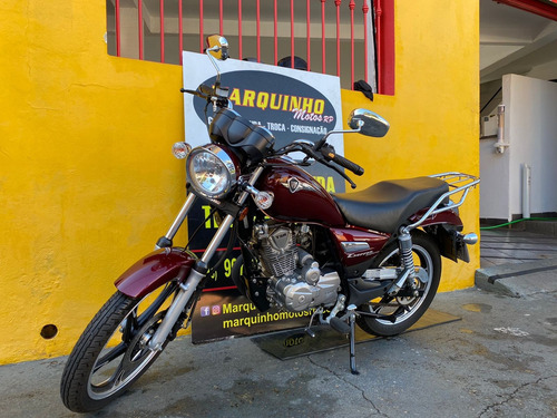 Imagem 3 de 9 de Haojue Chopper Road 150 Vermelho 2020