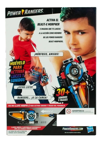 Power Rangers Beast Morphers Morpher X Brazalete Español