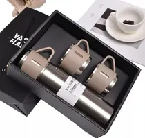 Comprar Termo de acero inoxidable con vasos para bebidas frías y calientes