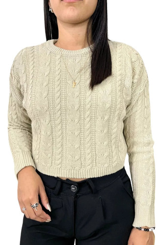 Sweater De Lana Tejida - Carola - Dama