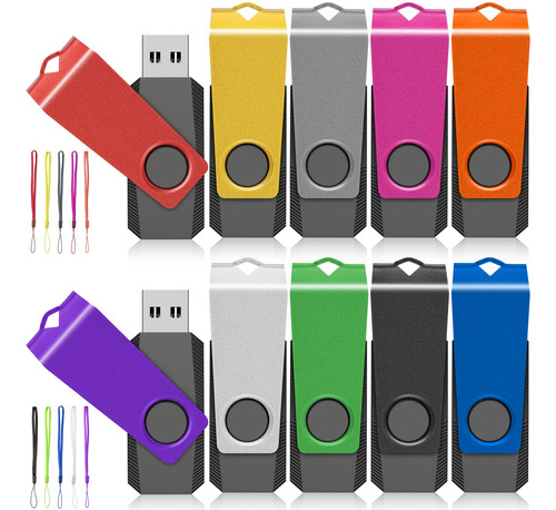 Agecash A - Paquete De 10 Unidades Flash Usb De 16 Gb  Agec