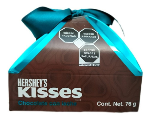 Caja Chocolate Hersheys Kisses Caja Regalo 6p/76g
