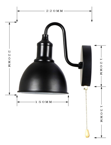 Lámpara De Pared Aplique De Pared E26 / E27 Base