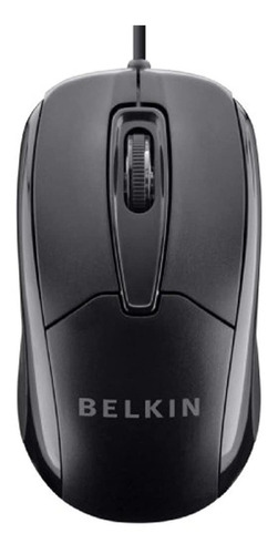 Belkin - Ratón Óptico Con Cable Usb De 3 Botones Negro