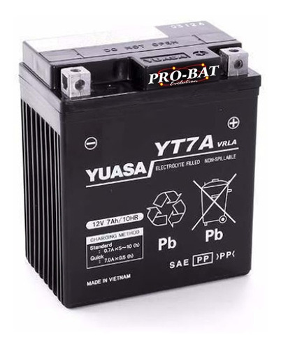 Bateria Yuasa Ytx7l-bs Moto Tornado Twister Falcon Con Envio