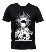 Comprar Remera Negra Lionel Messi Copa Del Mundo Mejor Jugador 2022