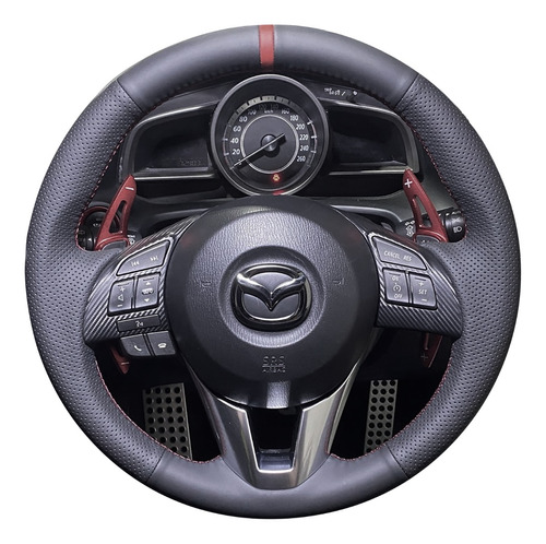 Funda Cubre Volante Mira 12hs Mazda 2 3 6 Cx3 Cx5 2014-2017