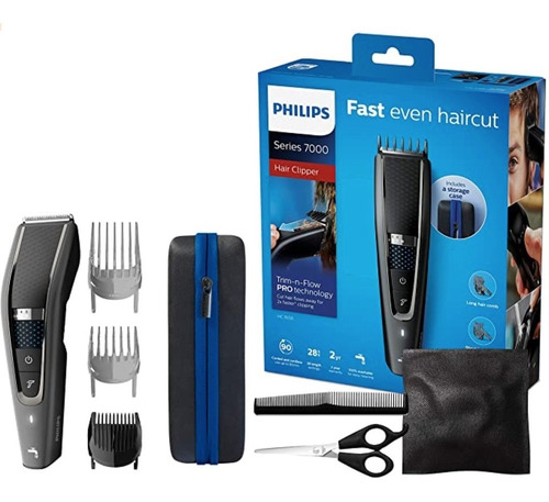 Cortadora De Cabello Philips Con Kit De Barbería Hc7650