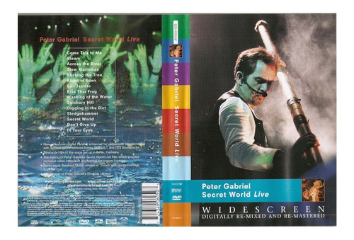 Dvd Peter Gabriel - Secret World Live