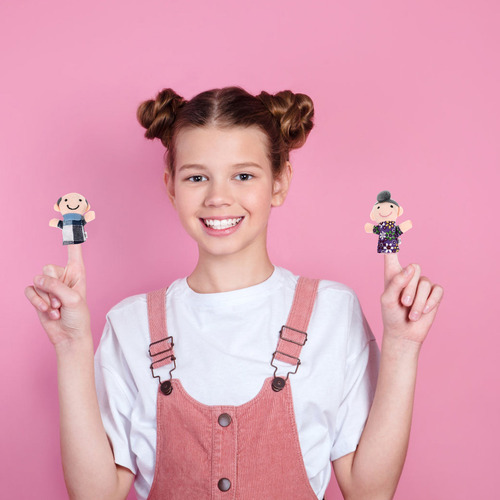 18 Juguetes Educativos Finger Puppets Story Time Finger Pupp