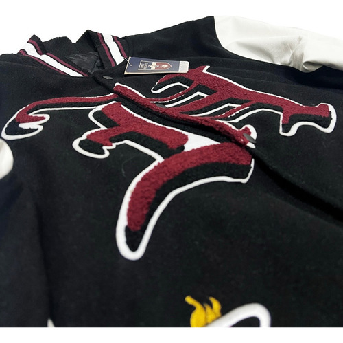 Campera Universitaria Para Hombre Tipo Miami Heat Nba