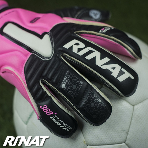 Imagen 3 de 6 de Guante De Portero Rinat Imperator Pro Adulto Negro Rosa