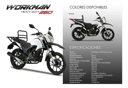 Workman 250cc deals