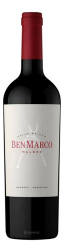 Vinho Argentino Benmarco Malbec Tinto 750ml Susana Balbo