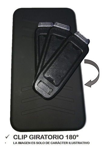 Funda Clip Uso Rudo Tipo Robot Huawei Y7 2019