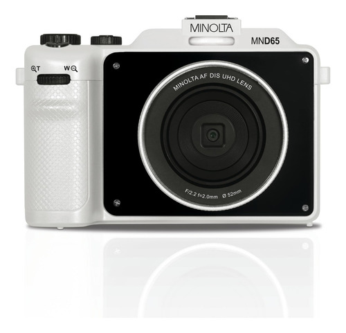 Minolta Mnd65 56 Mp Autofocus / 4k60fps Cámara Ultra Hd Con Wifi Y Dos Placas Frontales Reemplazables