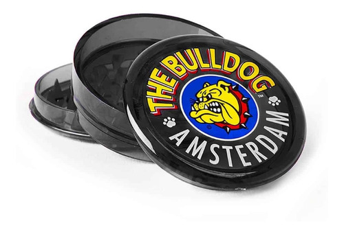 Grinder Moledor Plástico Transparente The Bulldog  3 Partes 