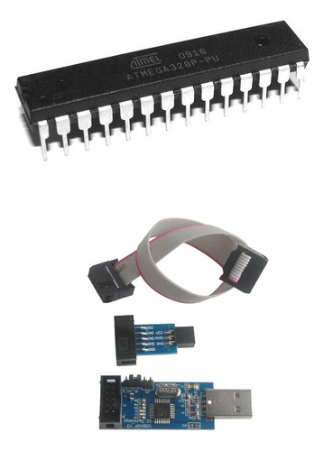 Kit De Inicio: Microcontrolador Atmega328p Con Programador