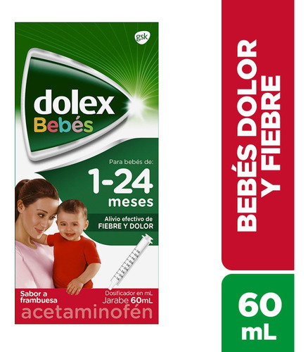 Dolex Bebes Jarabe 1-24 Meses 32g X 60ml