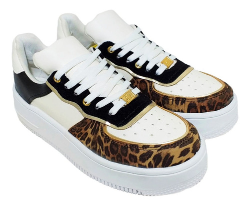 Imagen 3 de 6 de Zapatillas Praga Animal Print