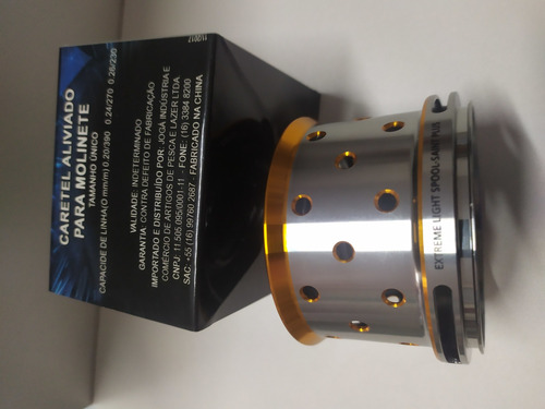 Carretel Alumínio Molinete Extreme Light Freio Em Carbono