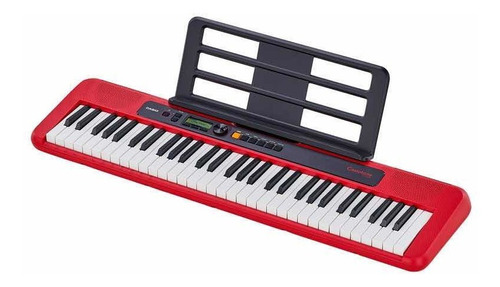 Teclado Casio Ct-s200 Casiotone Con Adaptador Original, Rojo