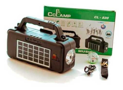 Kit De Camping-radio Fm/bluetooht/mini Bola Disco/linterna R