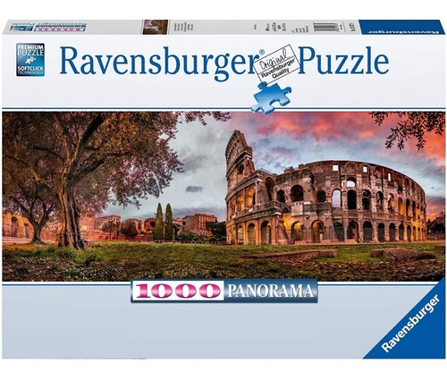 Rompecabezas Ravensburger 1000 Pzs Panorama Coliseo Romano