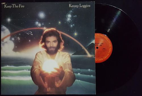 Imagen 1 de 3 de Disco Vinilo Kenny Loggins. Keep The Fire. U.s.a. (exc 21124